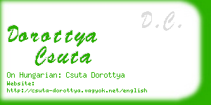 dorottya csuta business card